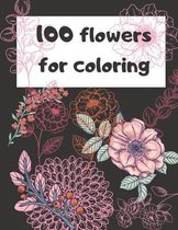 100 Flowers For coloring