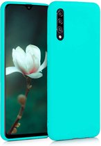 Samsung Galaxy A50 & A30S Hoesje - Siliconen Back Cover - Turquoise