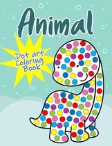 Animal Dot Art Coloring Book