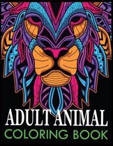 Adult Animal Coloring Book