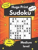 Huge Print Sudoku Medium level