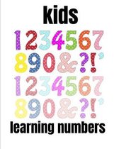 kids learning numbers