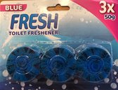 WC toiletblokken blauw 600 g totaal