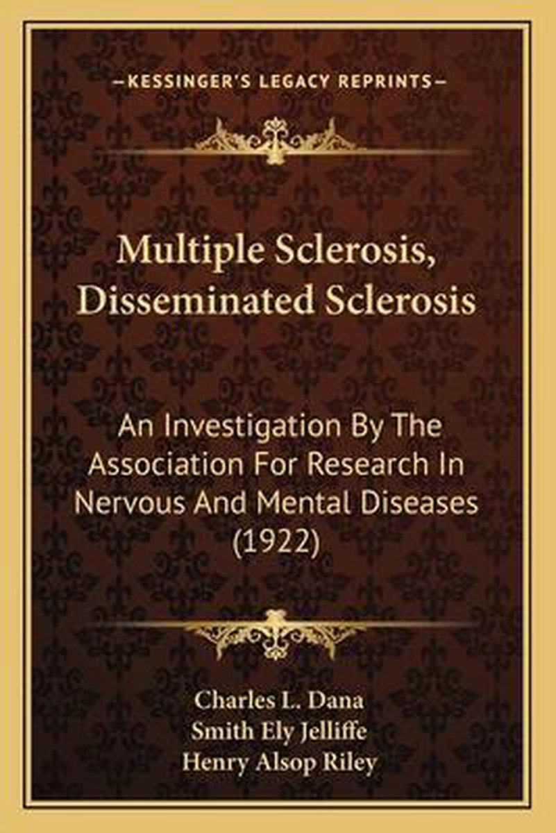 Multiple Sclerosis, Disseminated Sclerosis van
