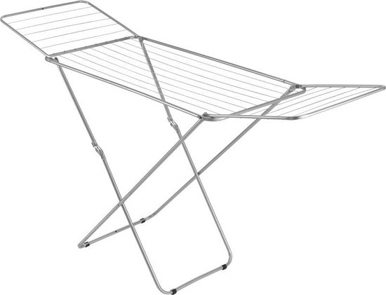 Tomado - Droogrek Vulcano - 18 meter drooglengte - Inklapbaar - Zilvergrijs