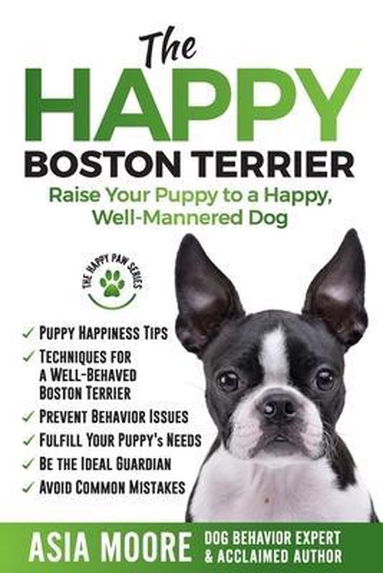The Happy Paw-The Happy Boston Terrier - cover