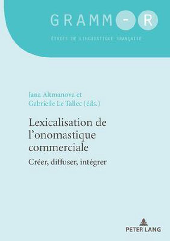 Lexicalisation de l'onomastique commerciale - cover