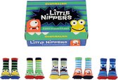 Kinder sokken cadeau doos - geschenkdoos met 5 paar sokjes - Monsters - Maat 20-23