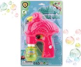 Bellenblaas Pistool - Bellenblaaspistool - Flamingo - Roze