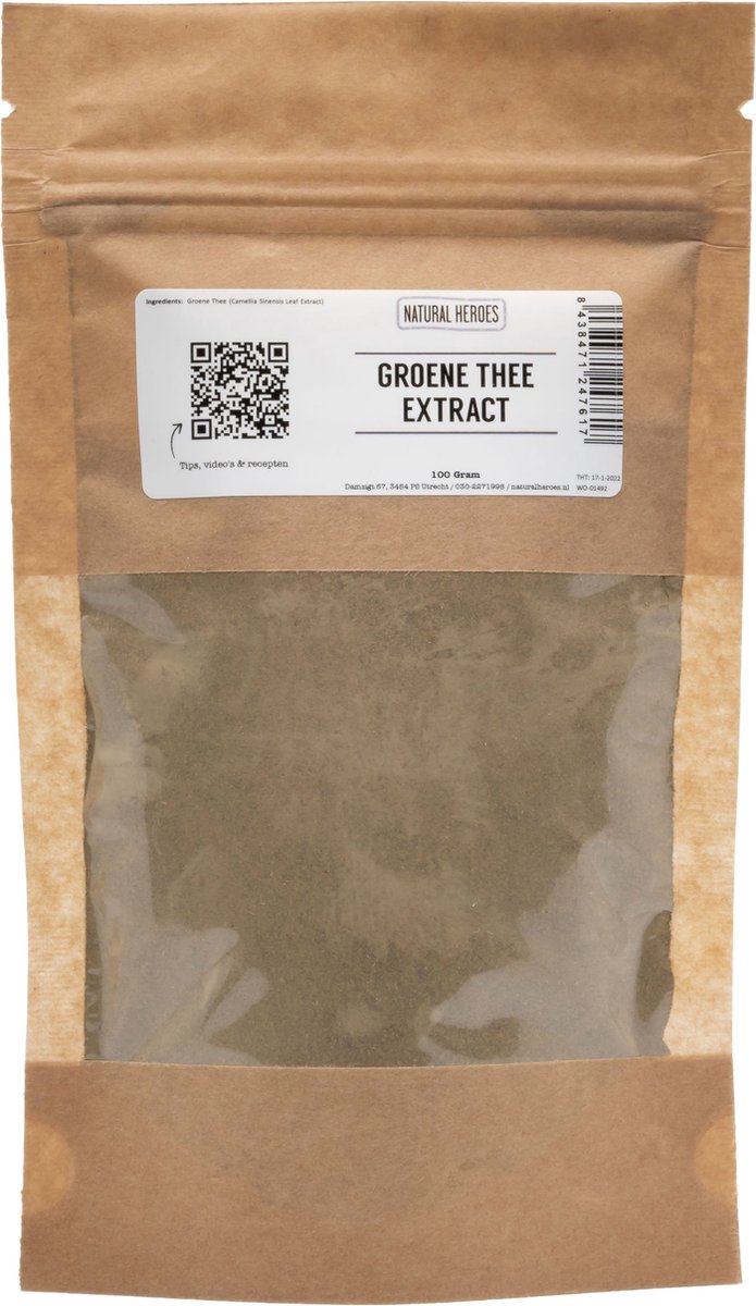 Goedkoopste Natural Heroes - Groene Thee Extract 250 gram