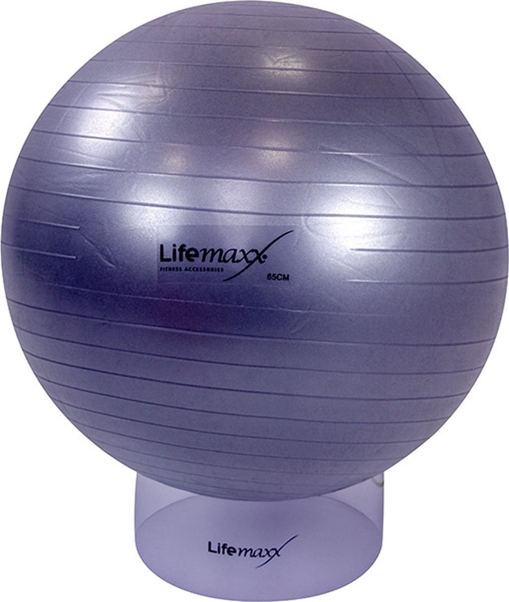 Gym ball 65cm - zilver