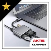 ADAPTATEUR USB-C VERS HDMI ET VGA - 4K - MAC-BOOK - PRO - APPLE - SAMSUNG - HUAWEI - HUB - CONVERTISSEUR - USB C - CONVERSION D'IMAGE