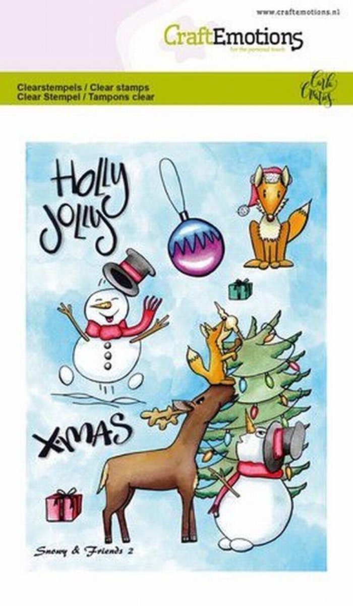 Clearstamps A6 - Snowy & friends 2 Carla Creaties