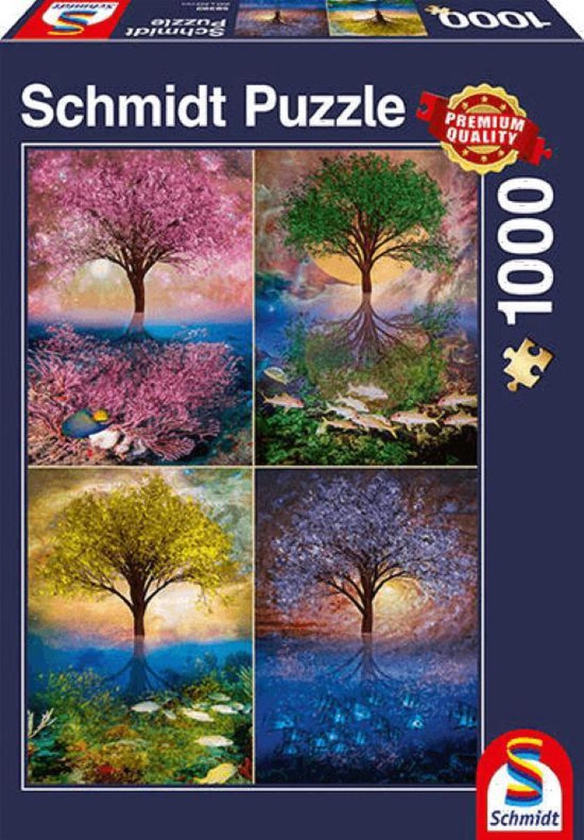 Schmidt - Magische Boom bij het Meer (1000) - Puzzel