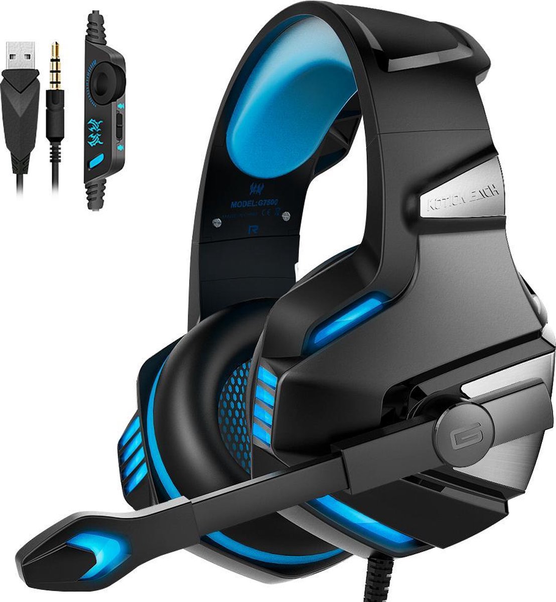 V3-X PRO HD Gaming Headset met Microfoon (PS4/PC/XBOX ONE/Switch) - V3X