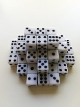 10 Stuks witte dobbelstenen set - Kleine dobbelstenen - Mini dobbelstenen wit - Dobbelsteentjes | Yahtzee Bordspel | Gezelschapsspel | Spelletje | Spelletjes