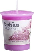 Bolsius- Geurkaars - Geurvotive rond 53/45 Lilac Blossom - 6 stuks