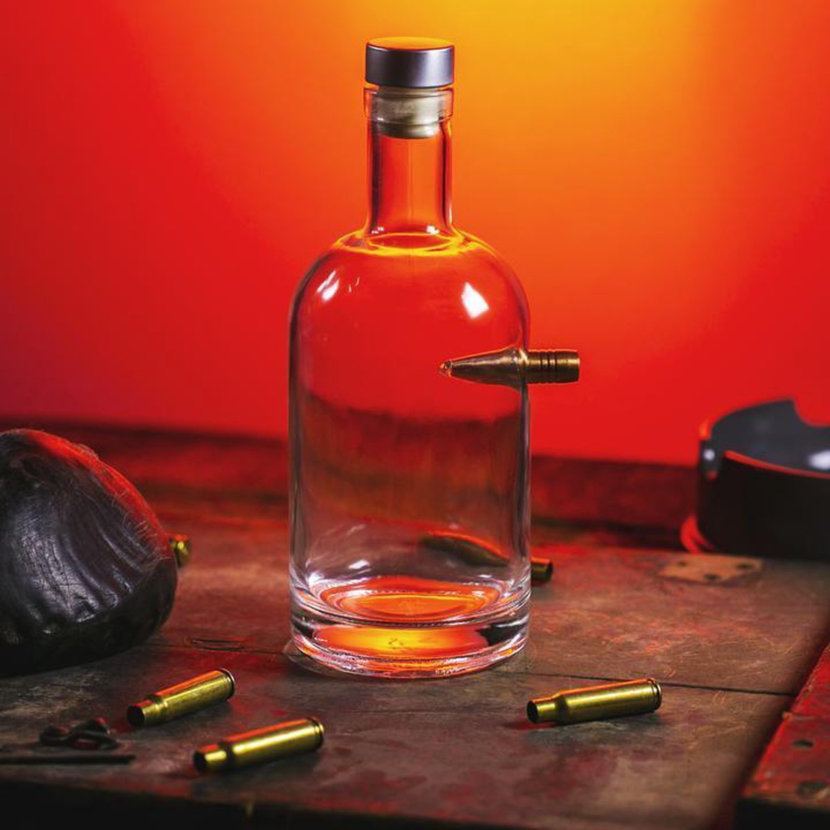 Gun Whisky Decanter Set Met Glazen