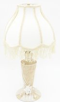 Tafellamp / Decoratielamp - Goud Met Wit