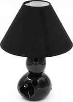 Tafellamp / Decoratielamp- Keramiek - Zwart