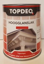 Topdeq Hoogglansverf - Verf - Hoogglans - Wit - 0,75L