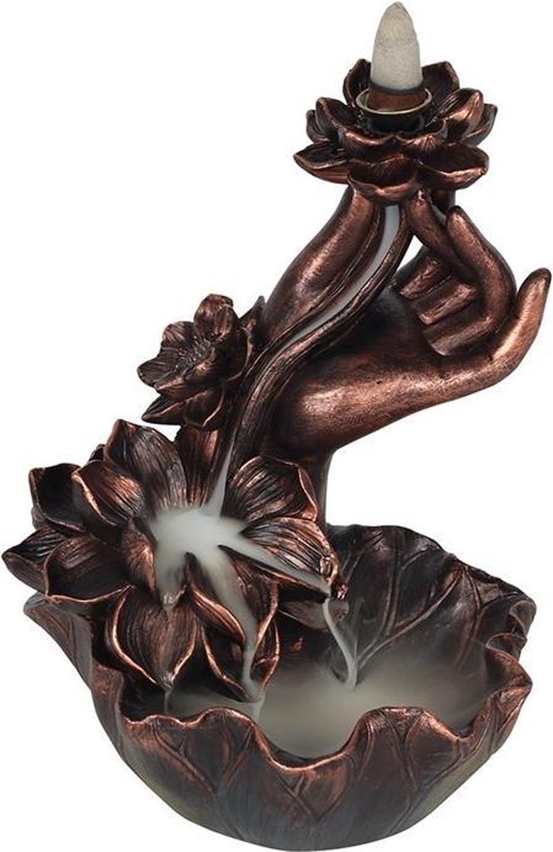 Bronze Hand with Flower | Backflow | Wierook Brander