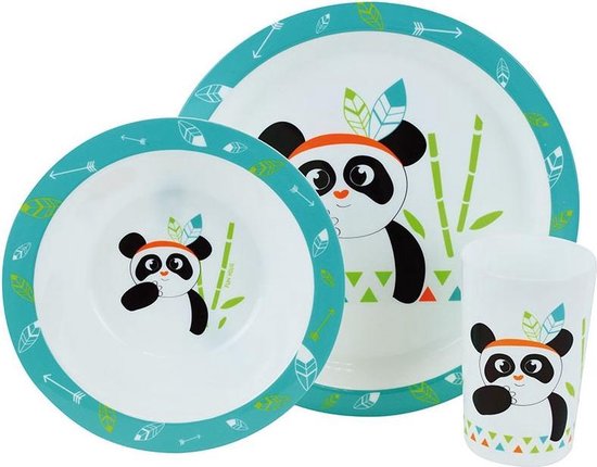 Panda Ontbijtsetje - 3 delig van Stor  — afbeelding 4