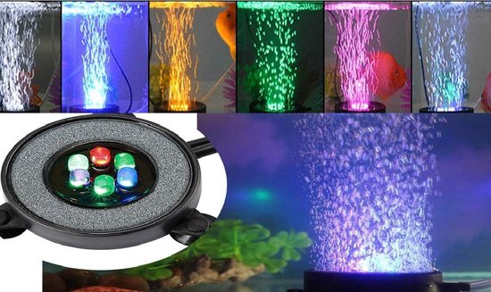 Aquarium Verlichting - LED Verlichting - Aquarium Decoratie - Alternatief Vissenkom - Luchtbuis Meegeleverd Meerdere Kleuren