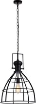 Hanglamp - Metaal - Zwart - inclusief 1 LED lamp
