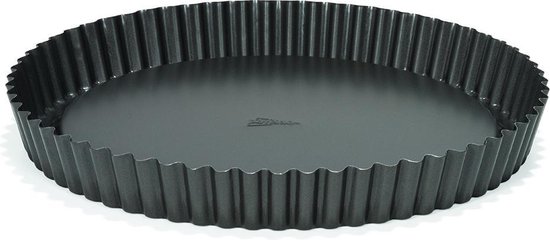Patisse Vlaaibodem 28 Cm Staal Antraciet