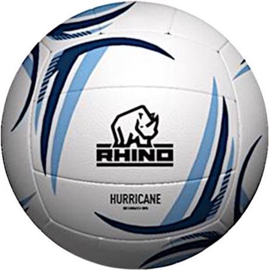 Rhino Netball Hurricane Synthétique Blanc / bleu / noir Taille 5