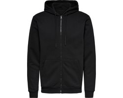 ONLY & SONS ONSCERES ZIP THR. HOODIE SWEAT NOOS Heren Trui - Black