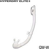 TUSA Hyperdry Elite II snorkel - wit/wit