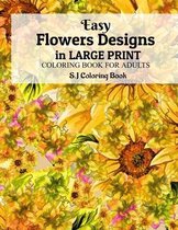 Easy Flowers Designs in Large Print