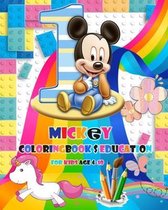 mickey coloring book for kids 4-10