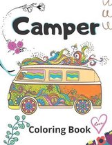 camper coloring book