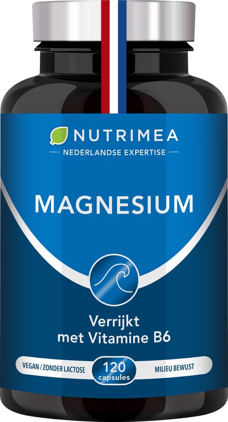 NUTRIMEA - Magnesium - Vitamine B6 - goed voor spieren en botten - 120 vegacaps bol.com