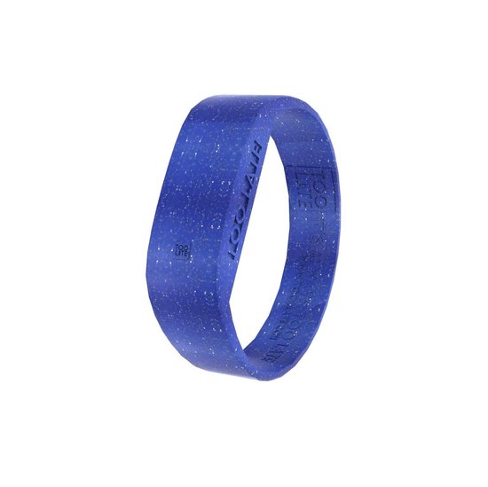 TOO LATE - montre silicone - montre led glamour glitter - bleu electro - tour de poignet S
