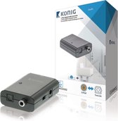 König KNACO2502 Digitale Audio Converter 1x Toslink Female + 1x S/pdif (rca) Female - 1x Toslink Female + 1x S/pdif (rca) Female Donkergrijs