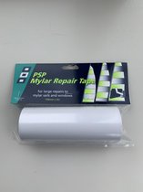 PSP mylar repair tape-Monofilm reparatie tape-Surfzeil-150mm x 3 mtr