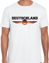 Duitsland / Deutschland landen t-shirt wit heren 2XL