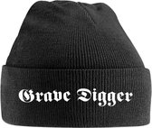 Grave Digger Beanie muts Logo Zwart