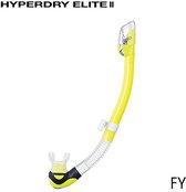 TUSA Hyperdry Elite II snorkel - Geel