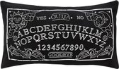 Grindstore Kussen Ouija Board Black Rectangular Zwart