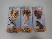 Dieren speelfiguren set (3 stuks)