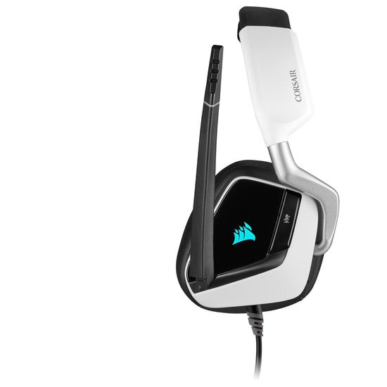 Bol Com Corsair Void Rgb Elite Premium 7 1 Virtual Surround Sound Usb Gaming Headset Wit Pc