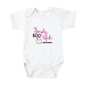 Rompertjes baby met tekst - Simply bootiful - Romper wit - Maat 50/56