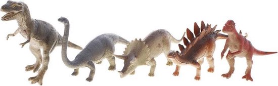 5x Plastic Dinosaurussen Speelgoed Kinderen | Dino Speelgoed | | bol.com