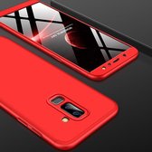 GKK Three Stage Splicing Full Coverage PC Case voor Galaxy A6 + (2018)