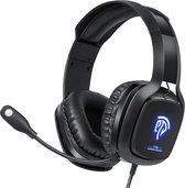 EasySMX C06-Blue Over-ear gaming headset - Zwart/ blauw